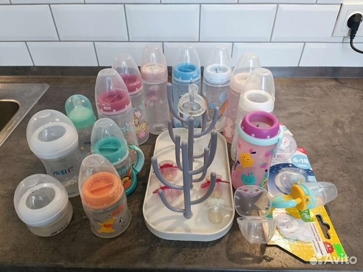 Бутылочки для кормления NUK, Avent