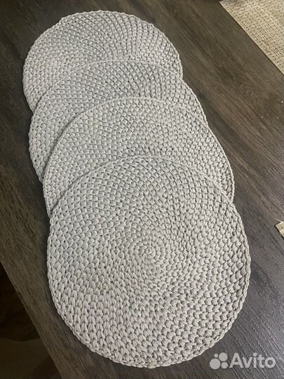 Салфетки сервировочные hm из п/э шнура, д-29 см