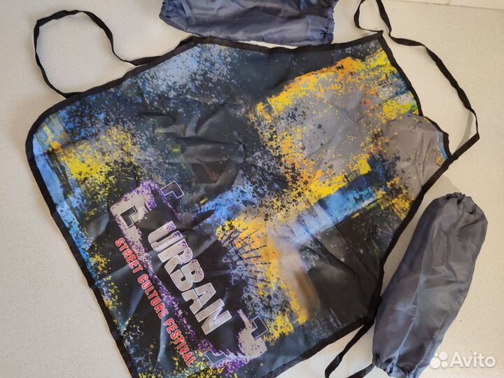 Фартук с нарукавниками новый для уроков труда