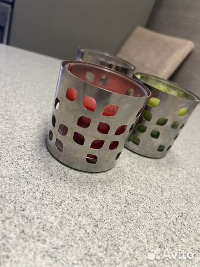 Свечи подсвечники IKEA