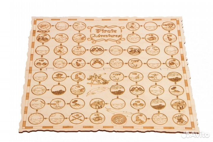 Колесо фортуны с настольной игрой (Wood Trick)