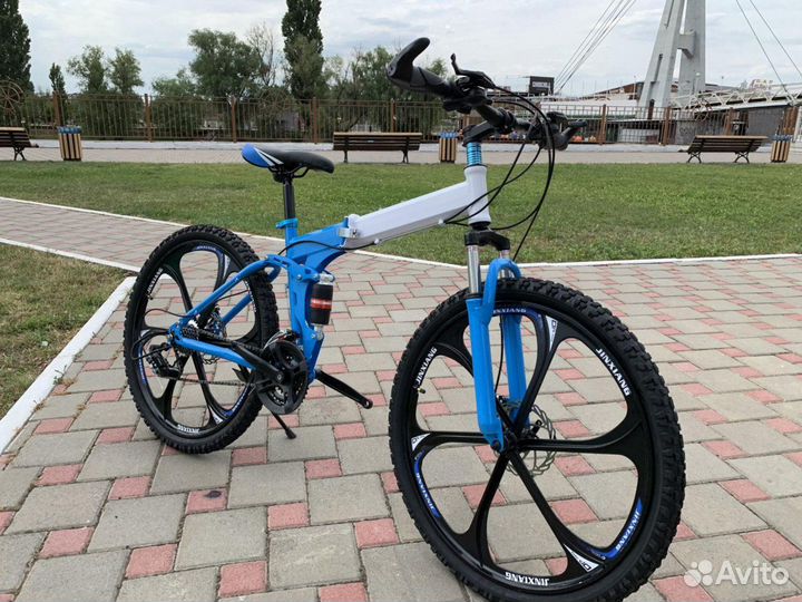 Велосипед на литых дисках складной