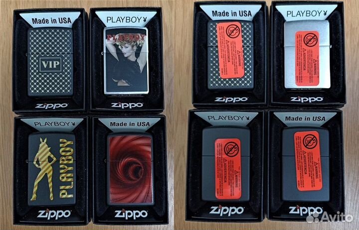 Зажигалки Zippo PlayBoy оригиналы новые