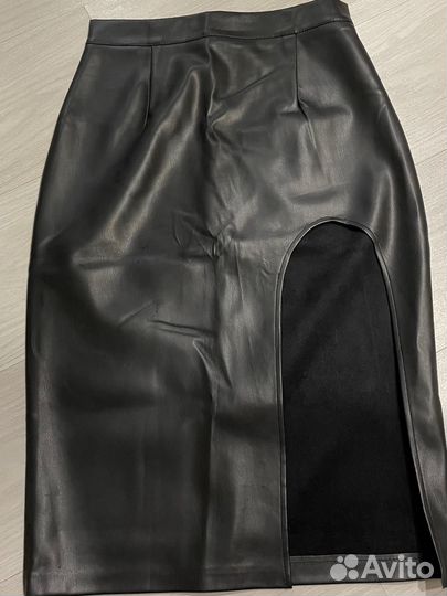 Кожаная юбка