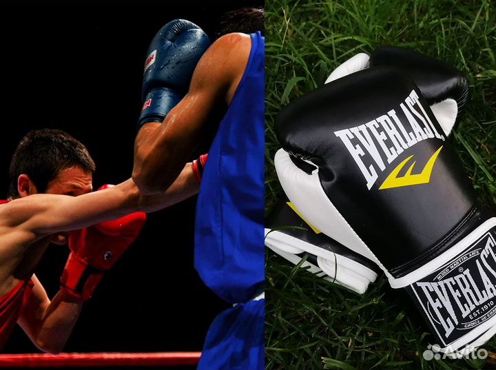 Боксёрские перчатки разных размеров D3