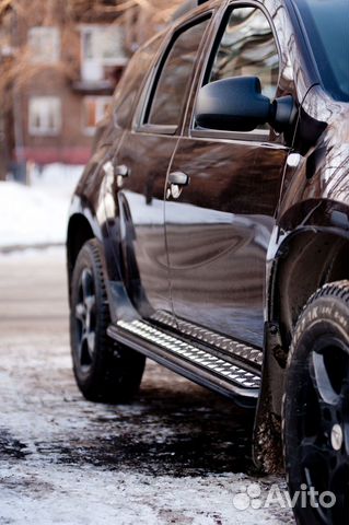 Защита порогов с алюм. площадкой 51мм «Эстонец»