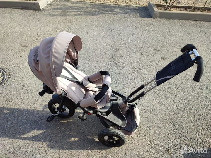 Детский трехколесный велосипед коляска