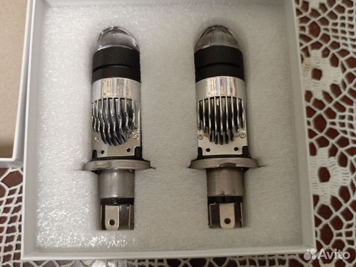 Светодиодные лампы LED h4 с линзой