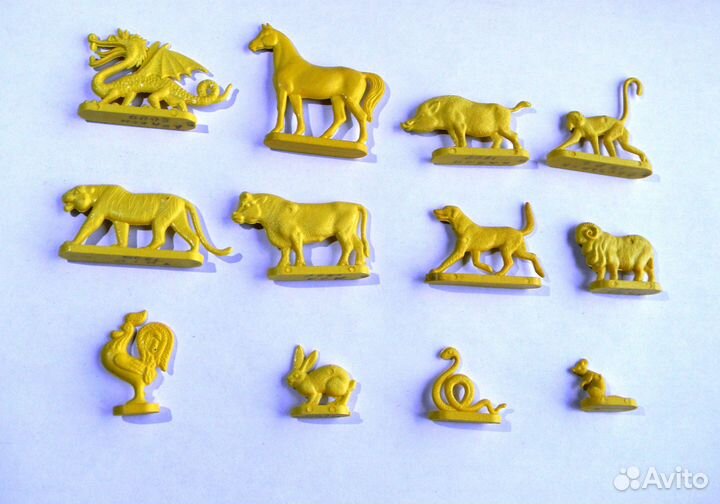 Миниатюрные фигурки животных СССР