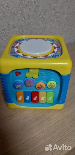 Развивающий кубик babygo свет звук