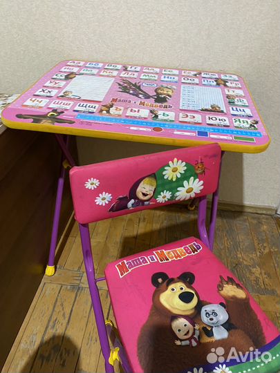 Детский стол и стул