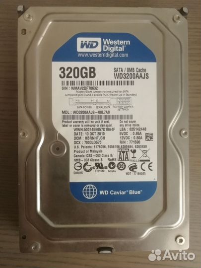 Жесткий диск 320 Gb SATA