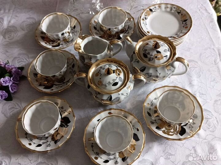 Чайный сервиз вербилки СССР