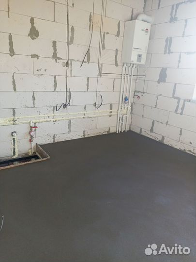 Электромонтаж, Полусухая стяжка