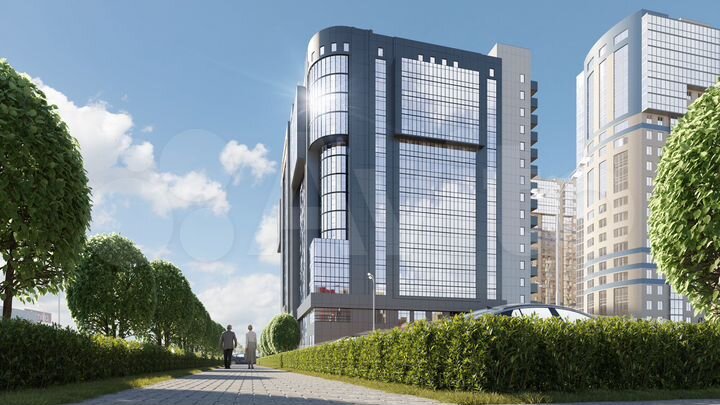 3-к. апартаменты, 75,6 м², 8/15 эт.