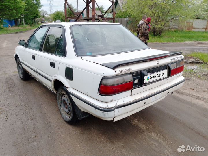 Toyota Corolla 1.3 МТ, 1988, 250 000 км