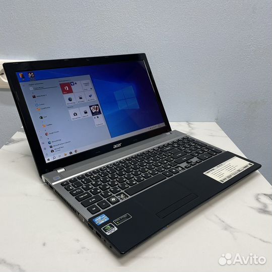 Мощный ноутбук Acer i5-3210M/6Gb/SSD/2 видеокарты