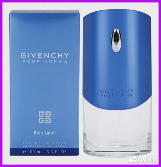 Givenchy blue label 100ml новые мужские