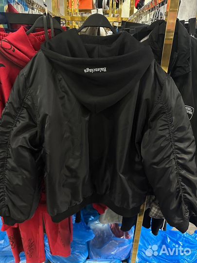 Бомбер balenciaga oversize (унисекс)