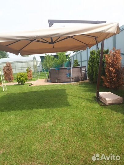 Зонт на боковой опоре 4х185