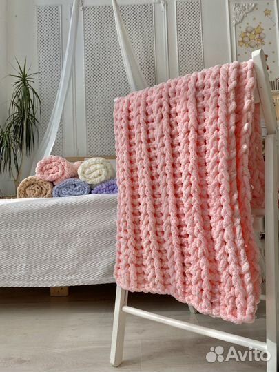 Детский плед ручной работы