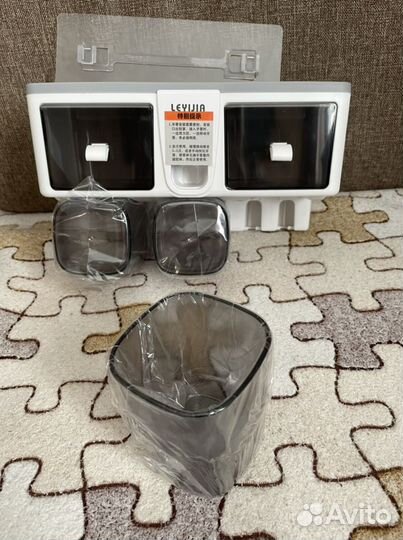 Дозатор для зубной пасты Органайзер в ванную