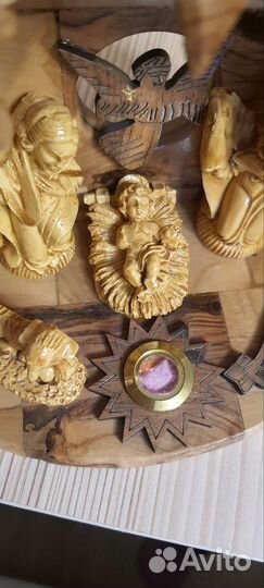 Рождественский вертеп натуральное дерево оливы