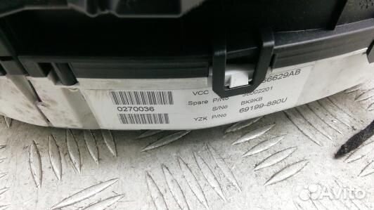 Щиток приборов volvo XC60 (98U05IT01)
