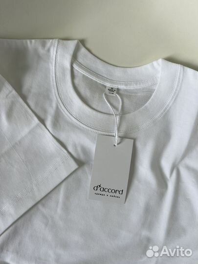 Футболка белая плотная 100% хлопок