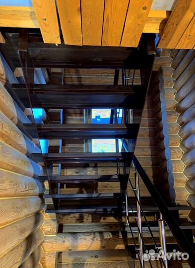 Облицовка бетонных лестниц