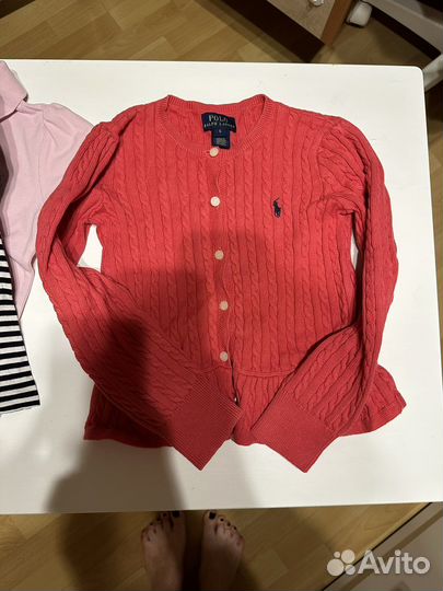 Мешок брендовой одежды на девочку 6-7 лет