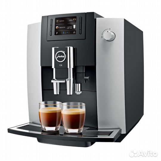 Кофемашина автоматическая Jura E6 Platin
