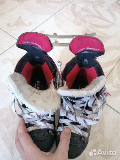 Коньки ссм jetspeed FT475. JR 2.5