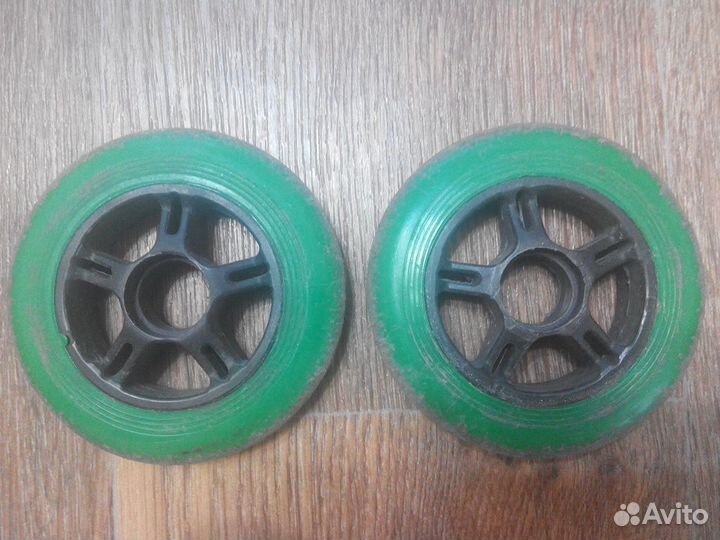 Колеса от самоката, детской коляски и кровати