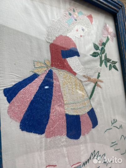 Картина вышивка