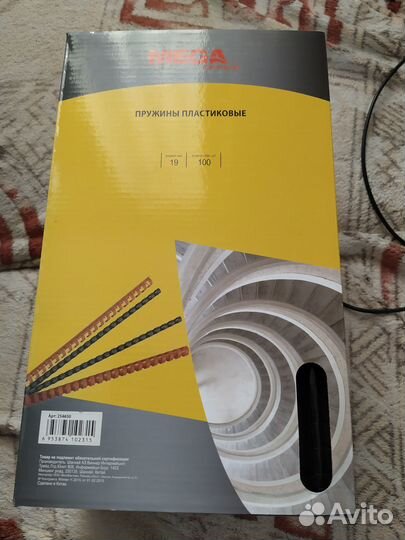 Пластиковые пружины для переплета 6,14 и 19 ми