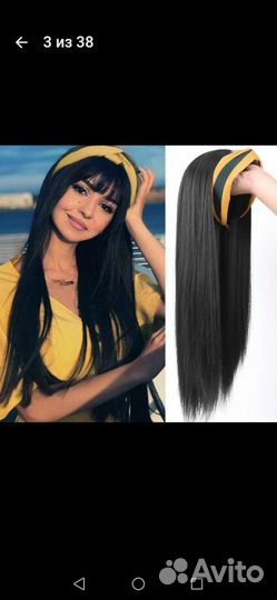 Парик на ободке. Светлый продан