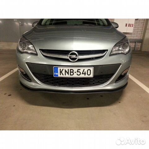 Юбка бампера Opel Astra J 2009-2018