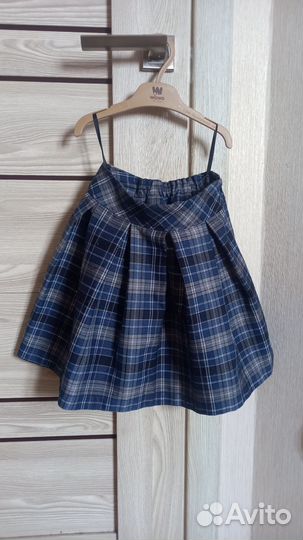 Юбка школьная 2шт 7-8 лет