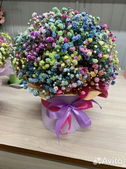 Букеты из гипсофилы