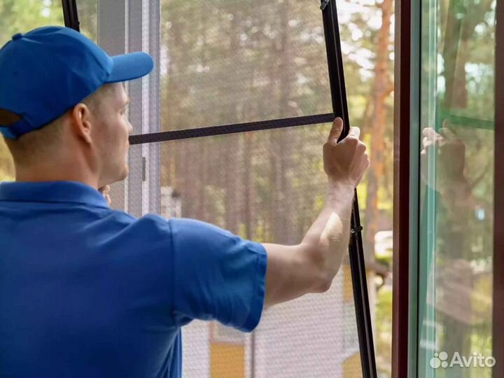 Москитная сетка Плиссе RAL8808