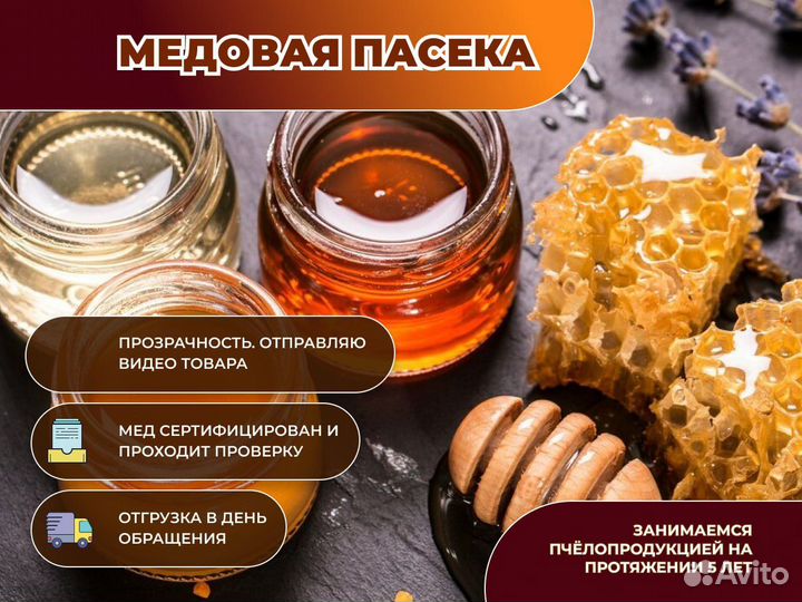 Мёд Липовый Донник Цветочный оптом от 100 кг