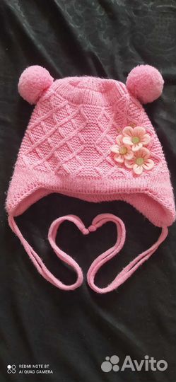 Шапка детская для девочки