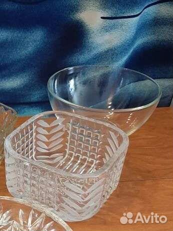 Фужеры, бокалы, стаканы, менажницы