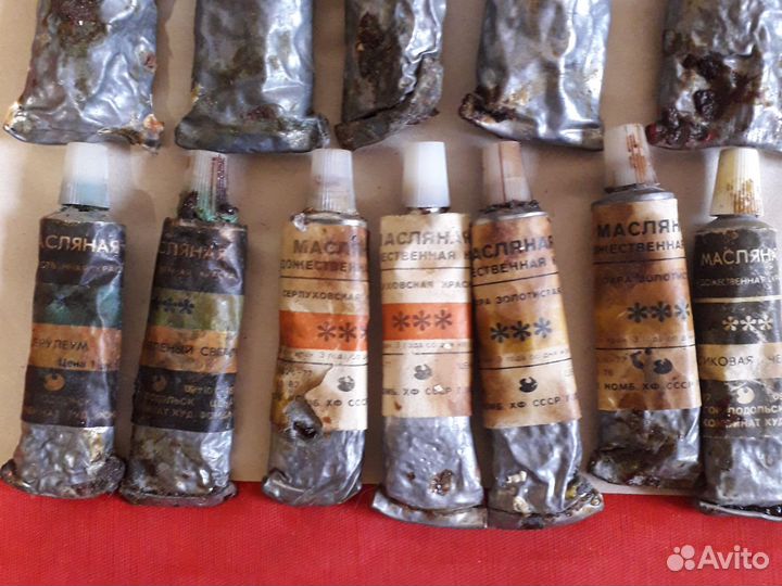 Краски масляные художественные СССР