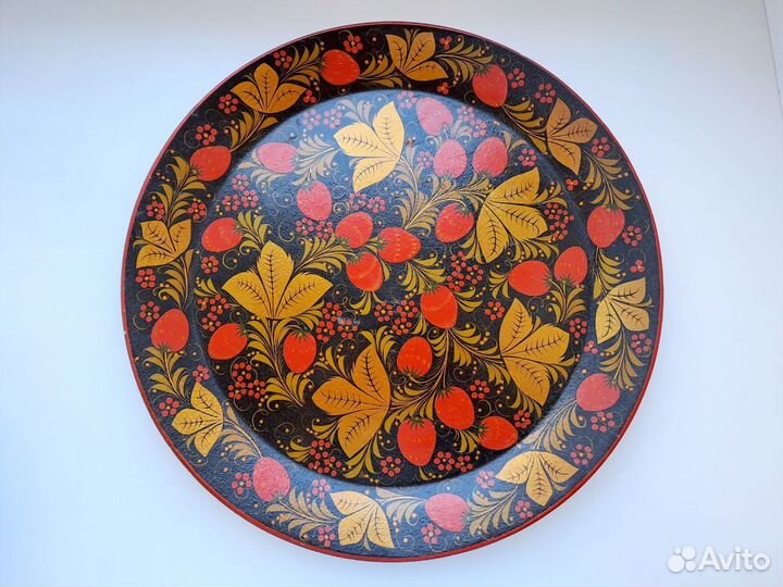 Деревянный поднос Хохлома