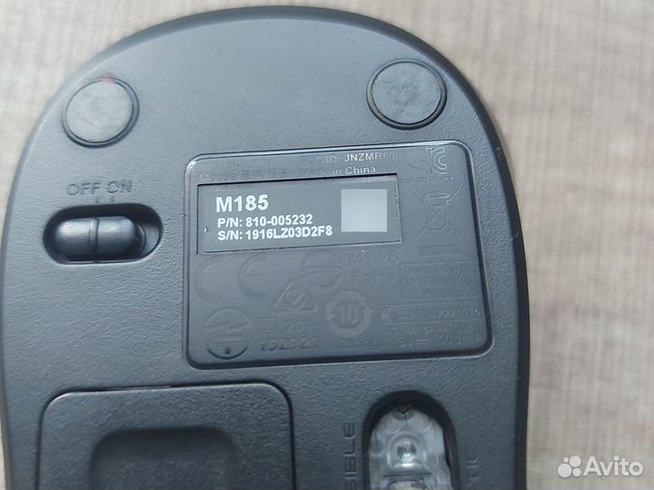 Беспроводная мышь logitech m185