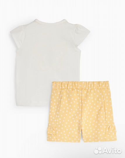 Футболка и шорты 74 104 для девочки
