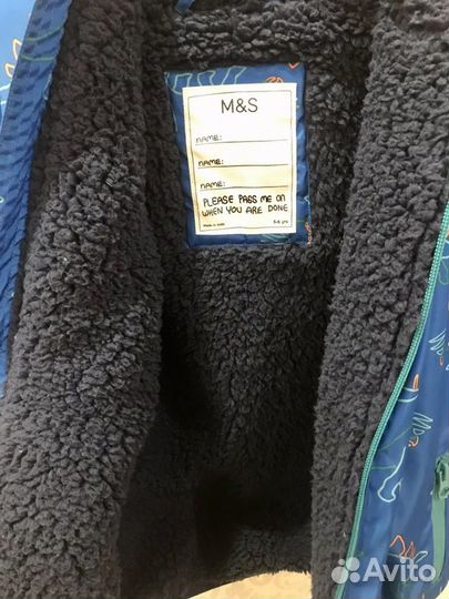 Куртка для мальчика новая Marks & Spenser 116