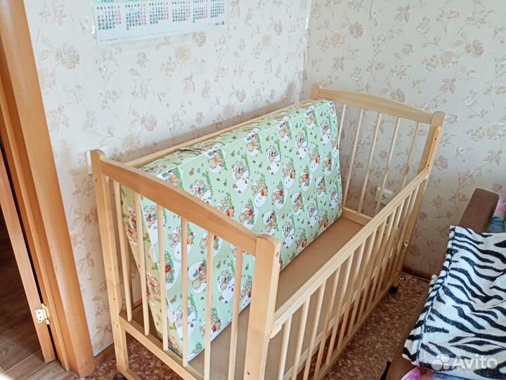 Кроватка Колибри с матрасом